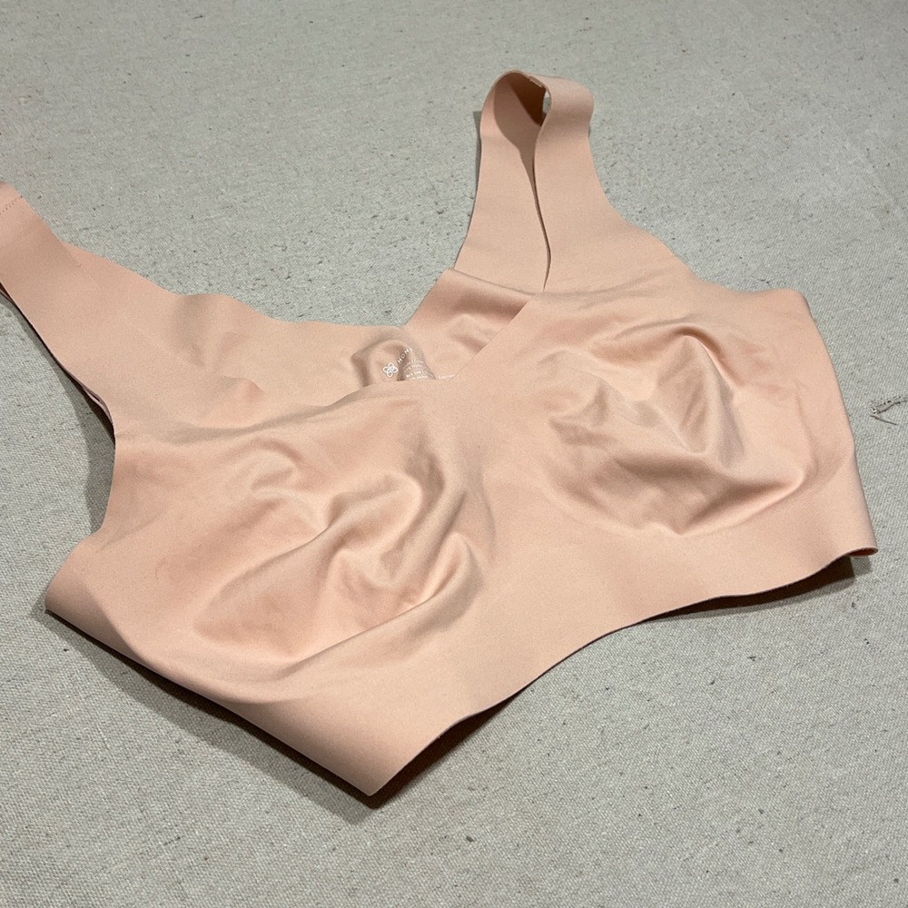 HONEYLOVE Sculpting Bralette Comfort Wireless Support Nude Size 1X NO PADS‎
